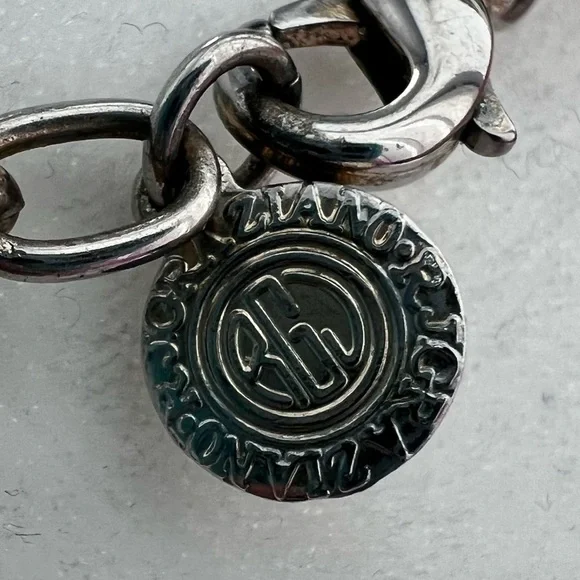 RJ Graziano Faux Pearl Bauble Silver Tone Chain Link Necklace - Picture 5 of 5